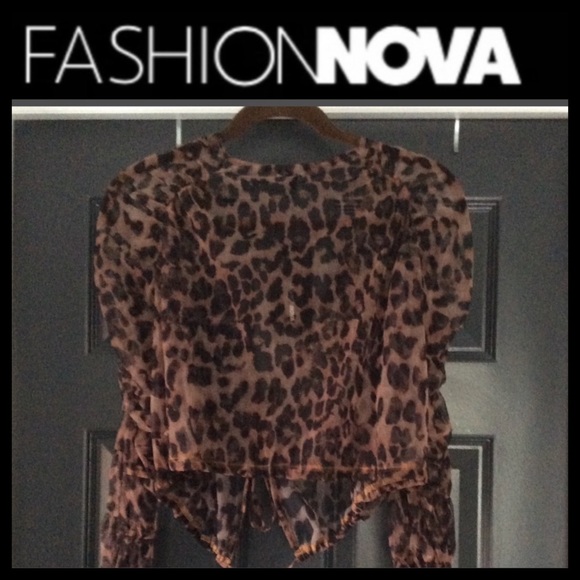 NWT Fashion Nova Mesmerized Mesh Top - Picture 5 of 8